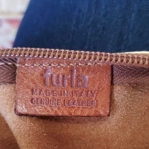 Furla Gold and Brown Crossbody Bag - Picture 10 of 12